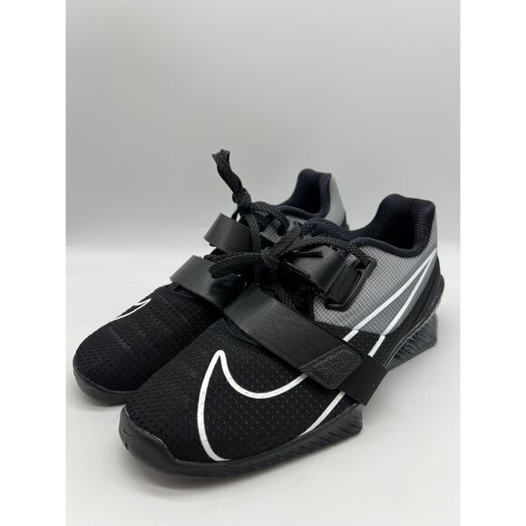 Nike Romaleos 4 Black White Men's Size 9 Weightlifting Training CD3463 010 - Picture 9 of 16